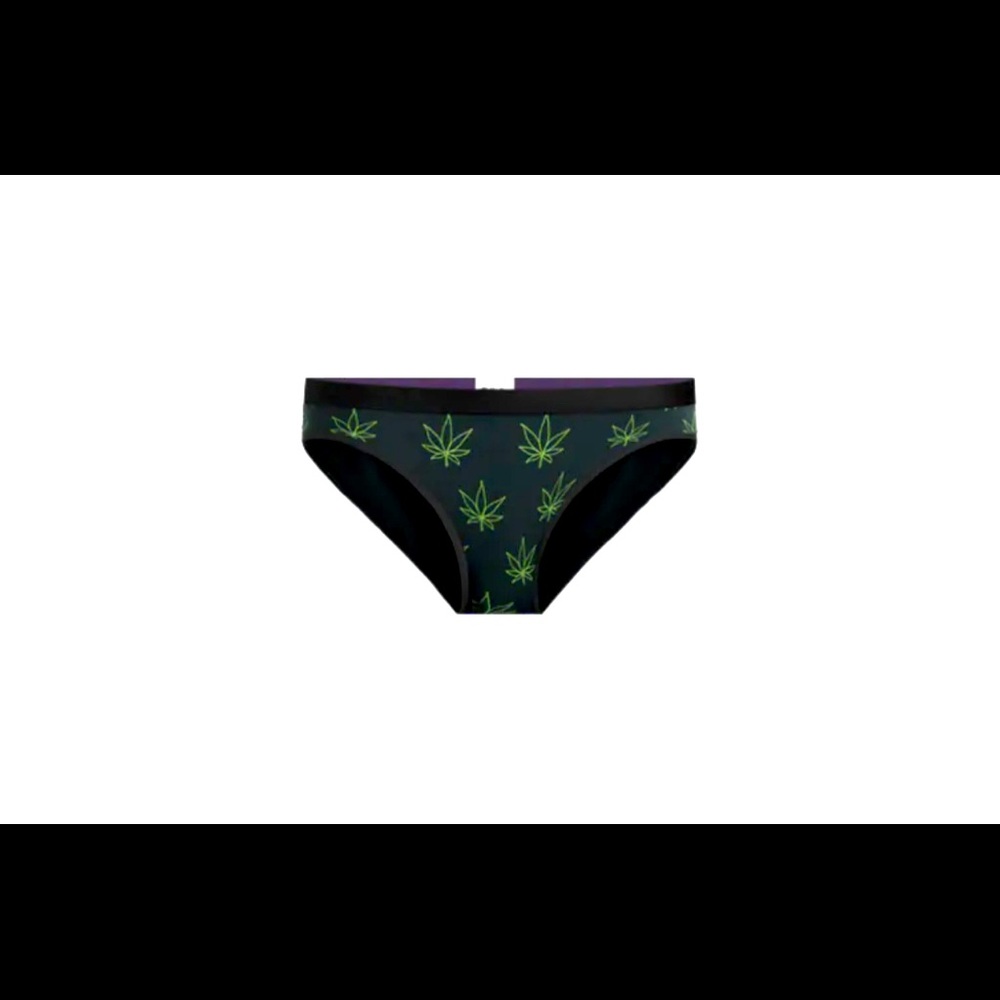 NWT MeUndies Pot Leaf Bikini Underwear